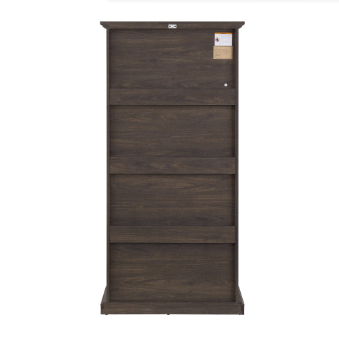 4-Tier Glass Display Curio Cabinet