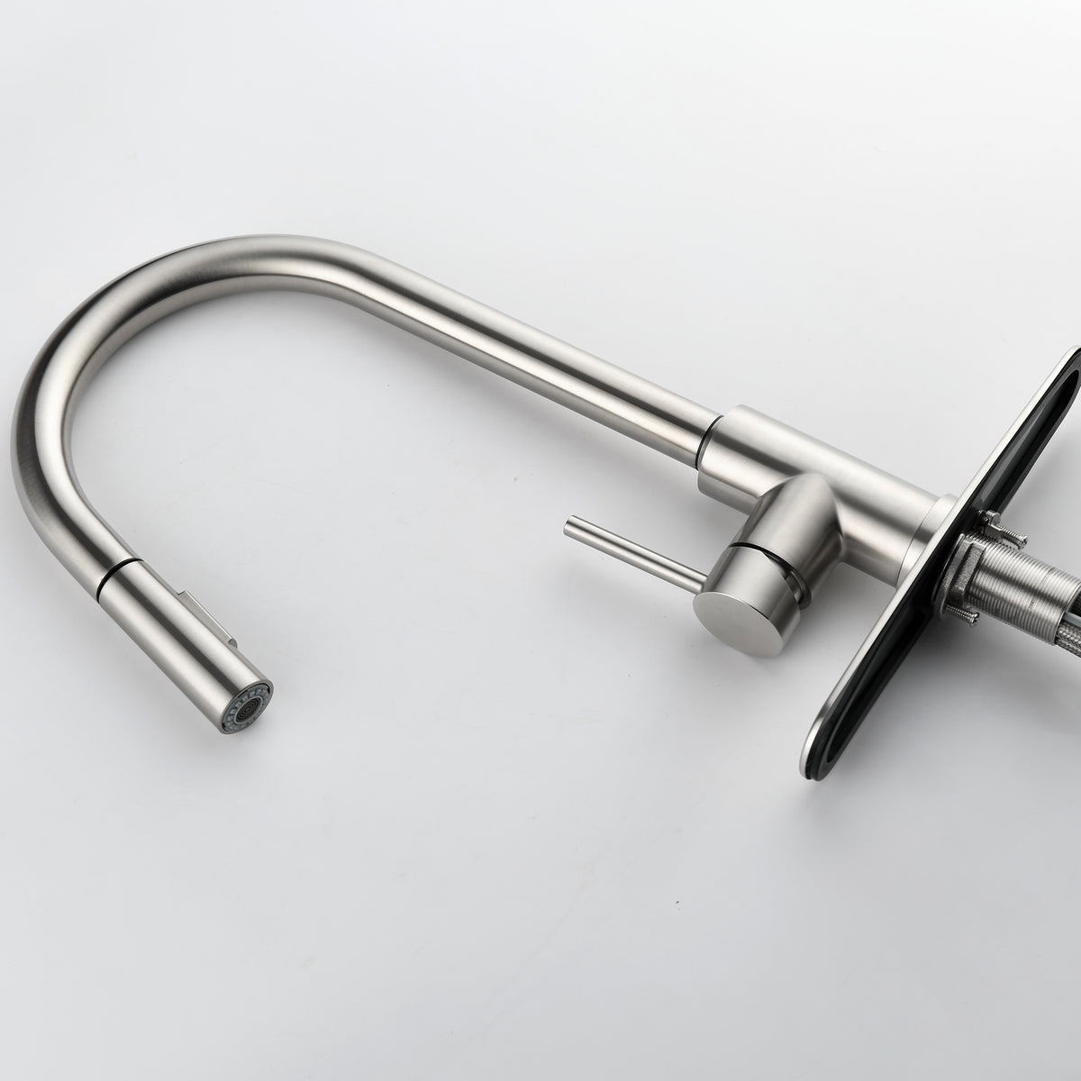 Stainless Steel Kitchen Sink Faucet With Pull down Sprayer