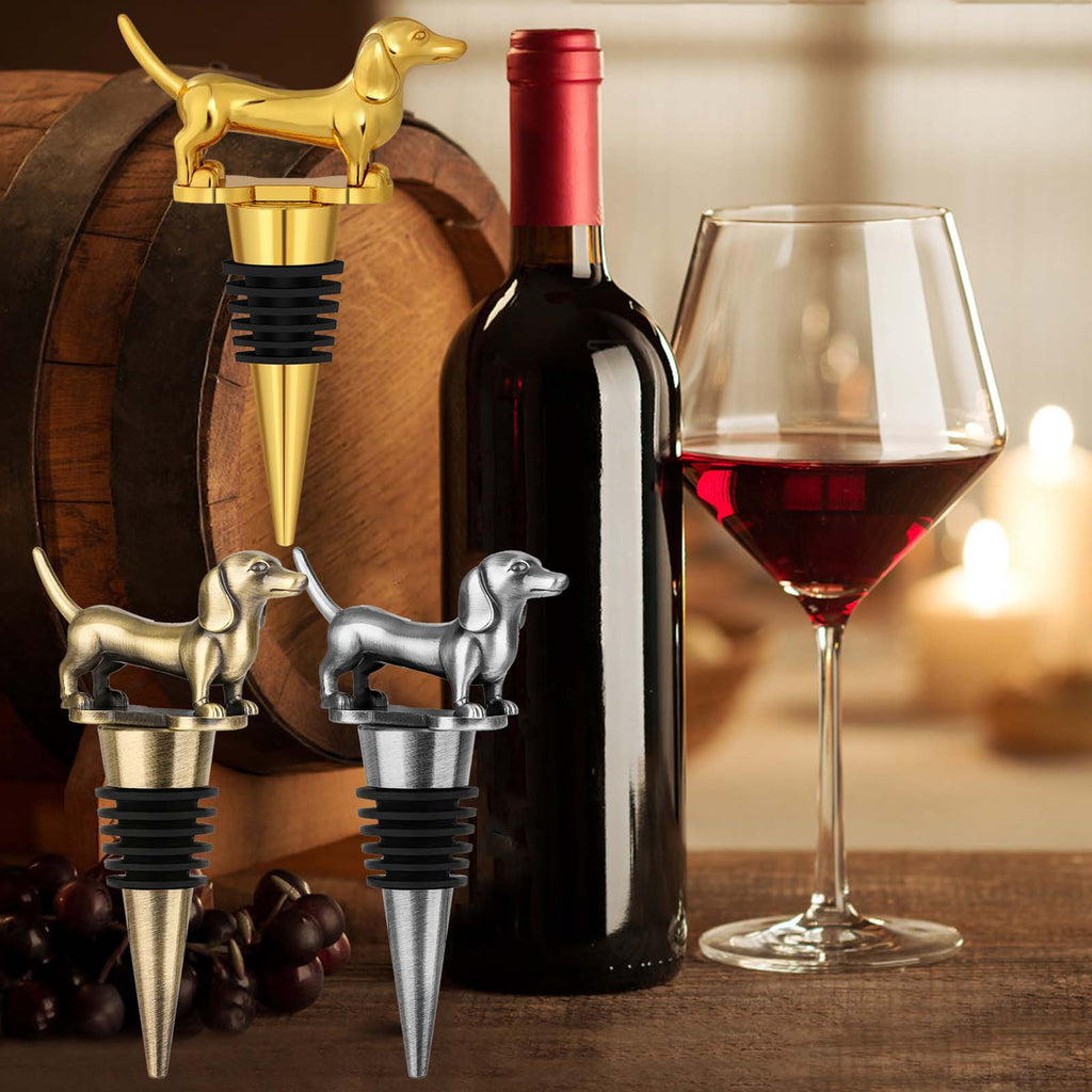 A Dachshund shaped Red Wine Stopper A Household Wine Champagne Stopper An - Image 5