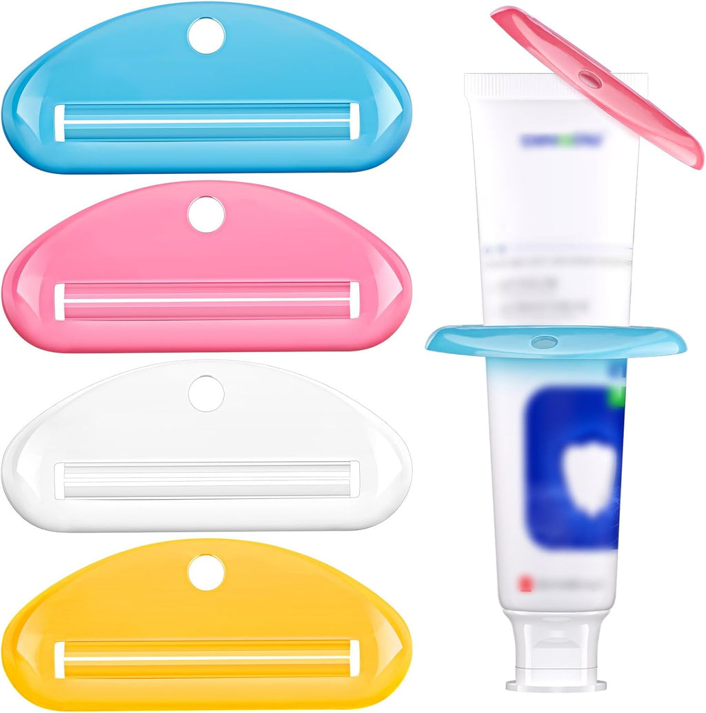 4pcs toothpaste squeezer colorful plastic main view