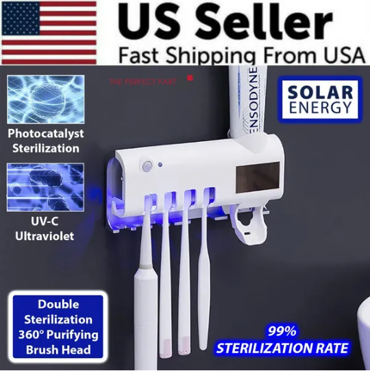 uv light sterilizer toothbrush holder detail and structure