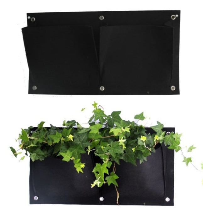 wall garden hanging planting bags packaging and components