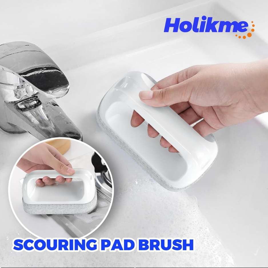 Holikme Multi Purpose Dish Brush Set Green Scrubbing Tools For Pots Pans & - Image 5
