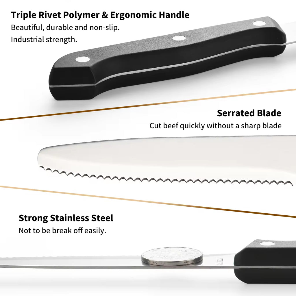 12 piece Kitchen Knife And Accessory Set With High carbon Stainless Steel