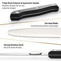12 piece Kitchen Knife And Accessory Set With High carbon Stainless Steel