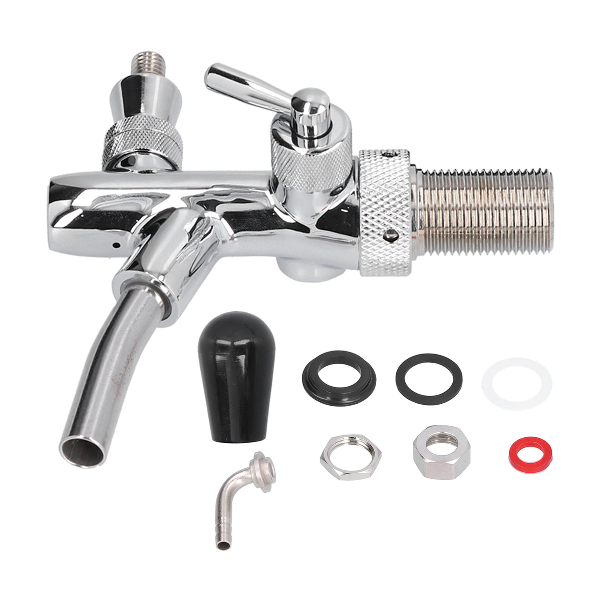Beer Tap G5/8 Brass Stainless Steel Adjustable Good Sealing Beer Keg Faucet For - Image 2