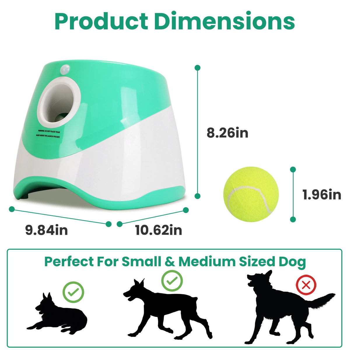 1Pc Automatic Dog Ball Launcher Toy Included 6 Tennis Balls Dog With 3 - Image 4