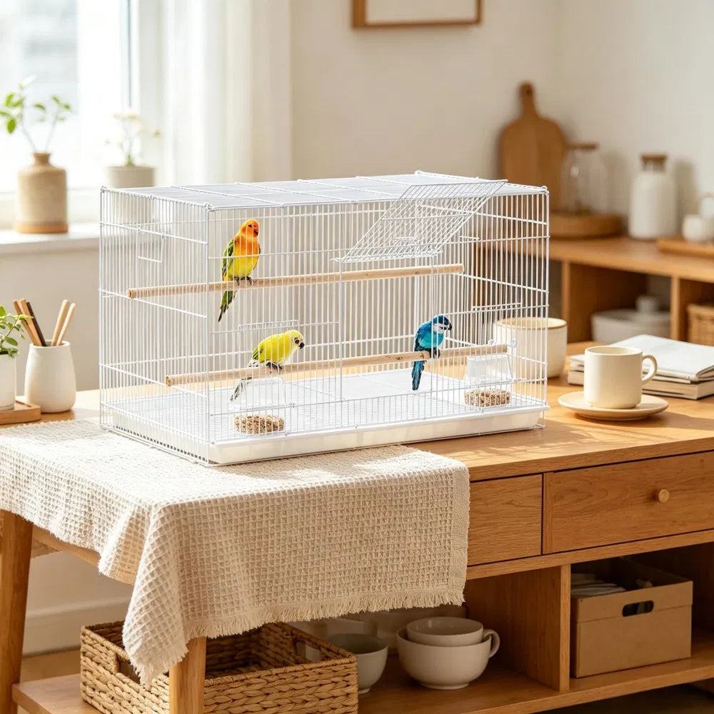 Bird Cage with Easy to Clean - Image 2
