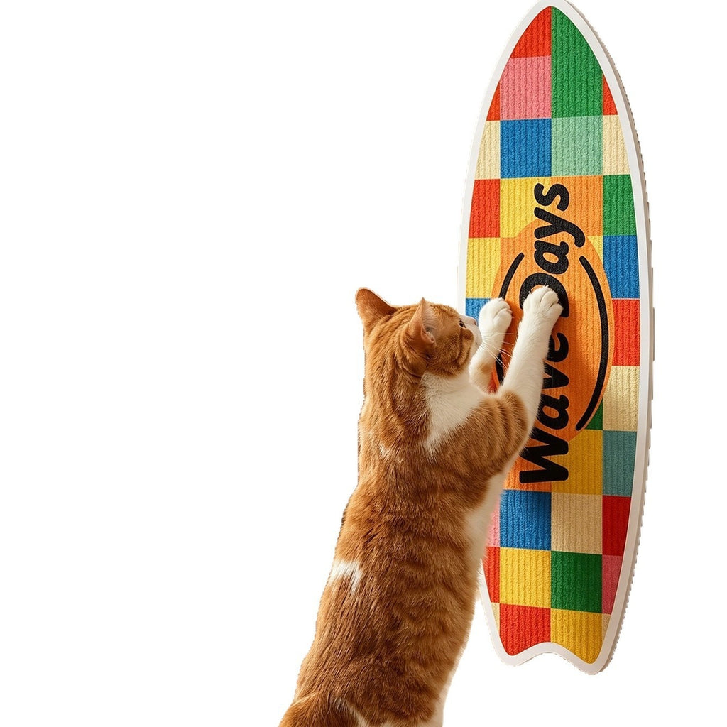 rectangular cat scratcher with felt dimensions and features
