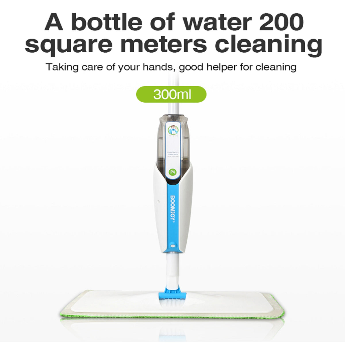 Washable Mat Spray Mop Superfine Fiber With 300ml Reusable Bottle Suitable - Image 2