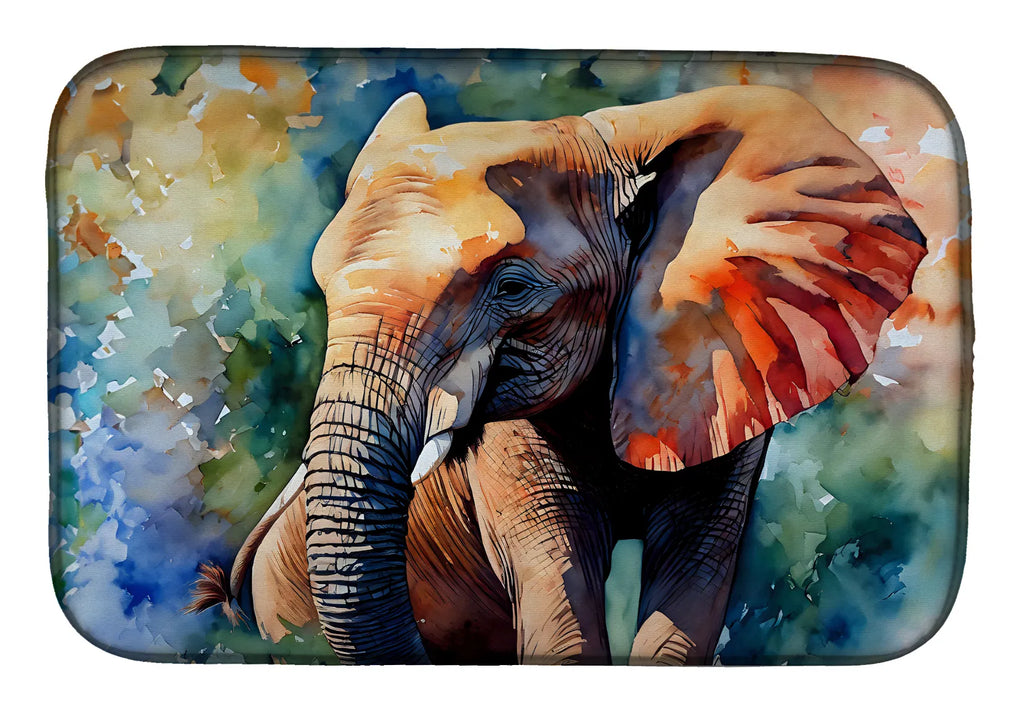 Elephant Dish Drying Mat Absorbent Dish Drying Mat Pad for Kitchen Counter Dish - Image 3