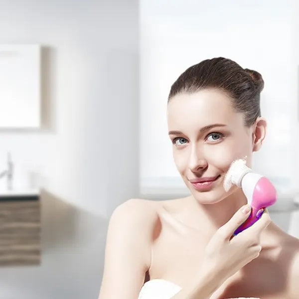 facial cleansing brush face spin main view