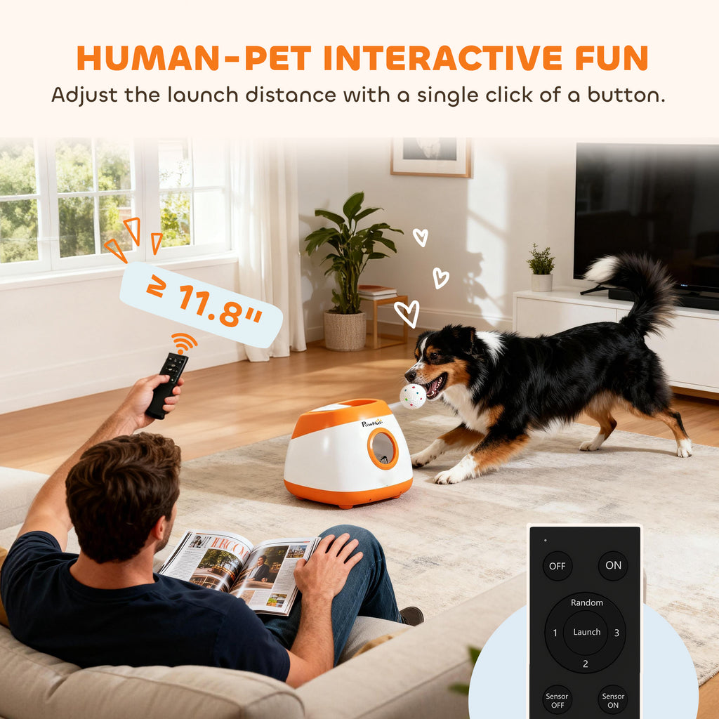 Automatic Dog Ball Launcher with 26 80 FT Distance Automatic Ball Launcher for - Image 4