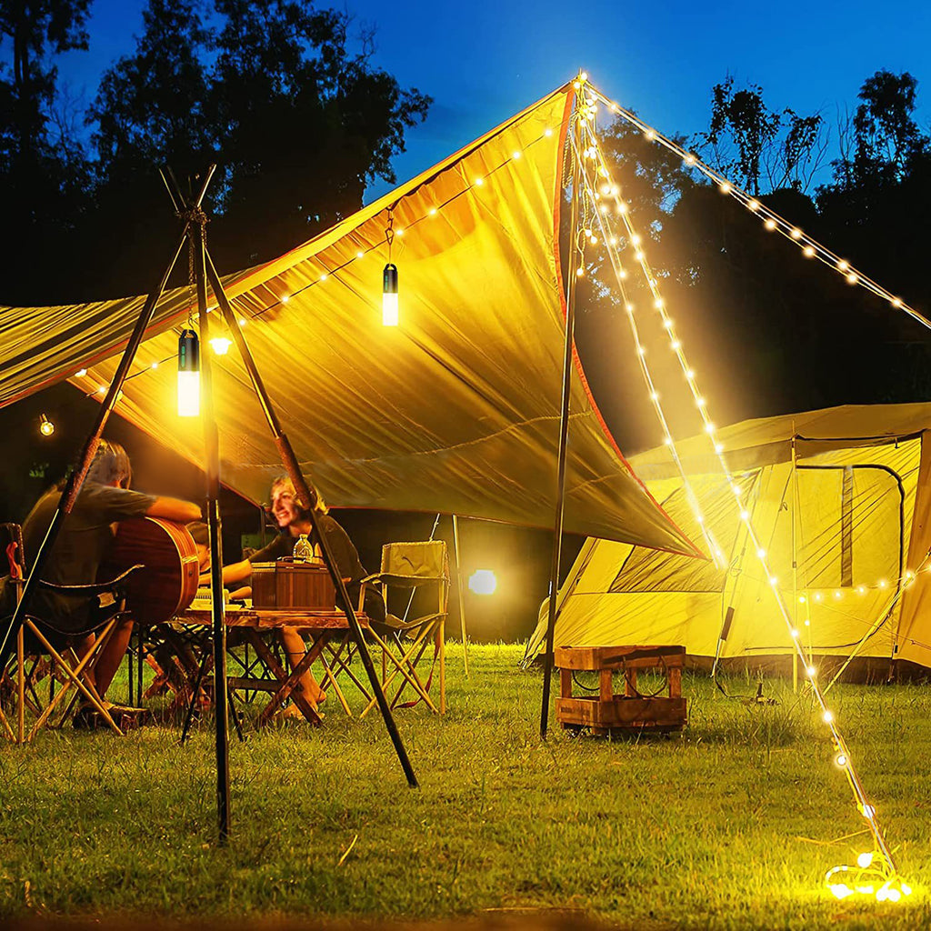Outdoor Camping Lantern Emergency Flashlight Night Light String Lights Type C