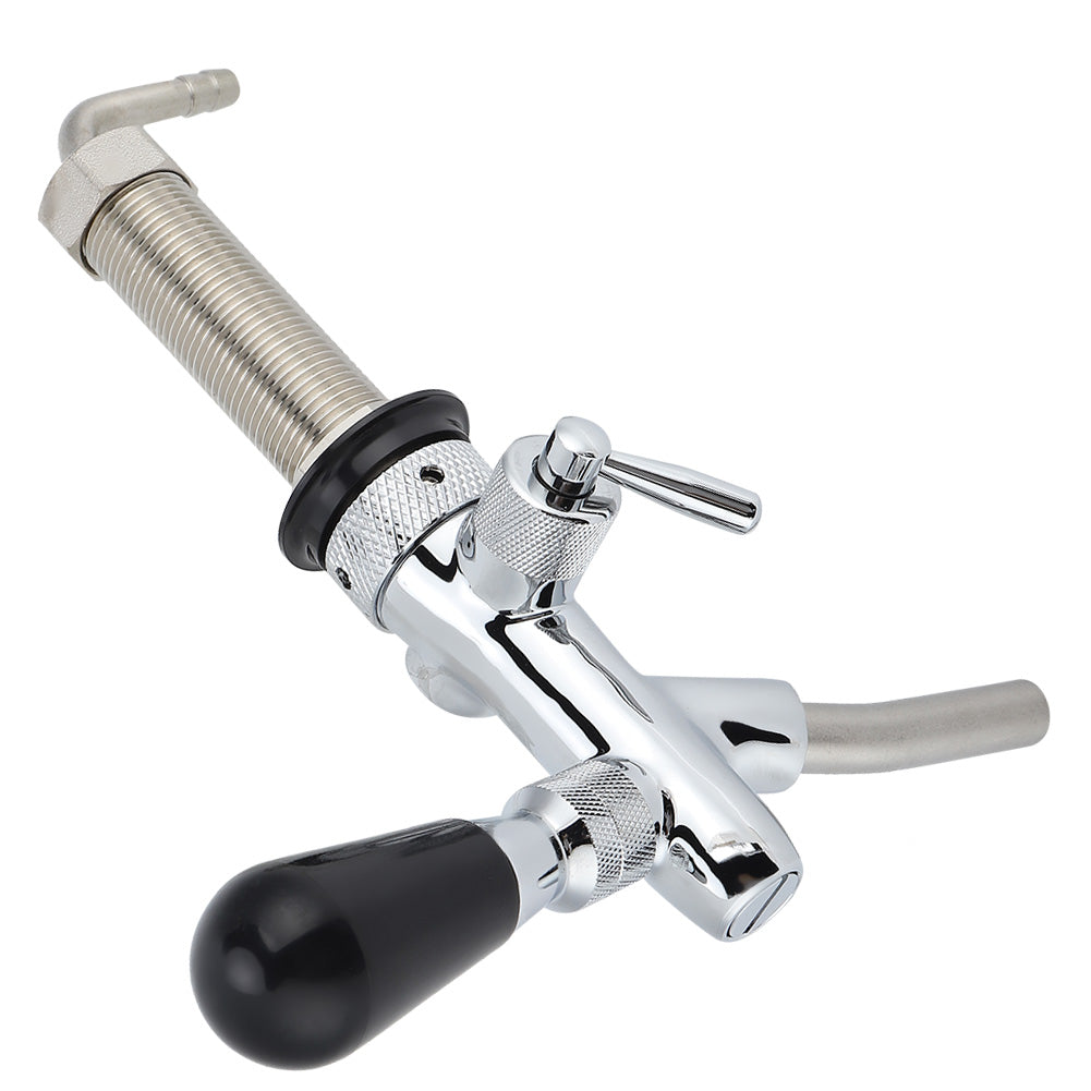 G5/8in Thread Long Shank Adjustable Draft Beer Faucet Tap Dispenser Wine Tools - Image 3