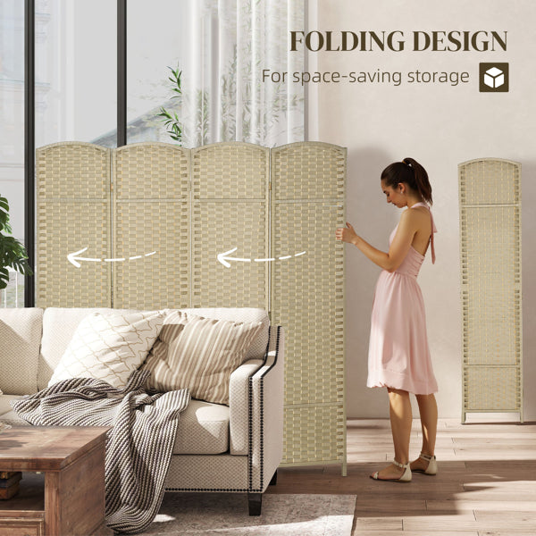 Four-Panel Privacy Room Divider