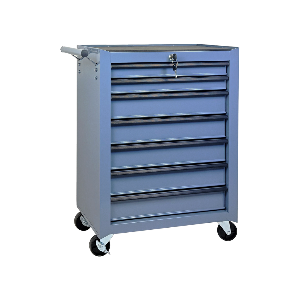 7 Drawer Rolling Tool Storage Cabinet With Detachable Top Tool Box Universal - Image 3