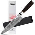 Qulajoy 7 Inch Santoku Knife Ultra Sharp Japanese 67 Layers Damascus VG 10