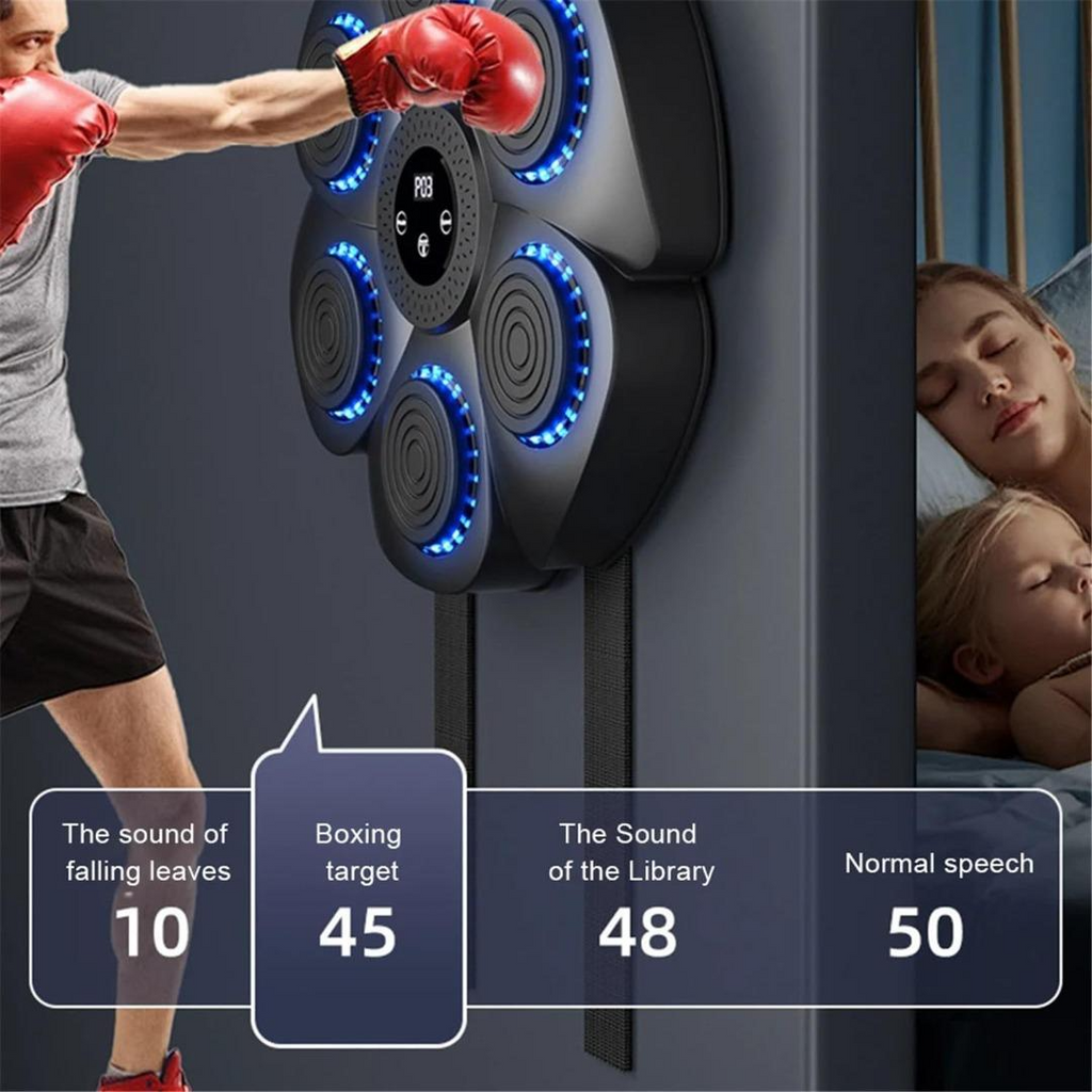 Unisex Smart Bluetooth Music Boxing Machine Wall Mount Punch Trainer With - Image 3