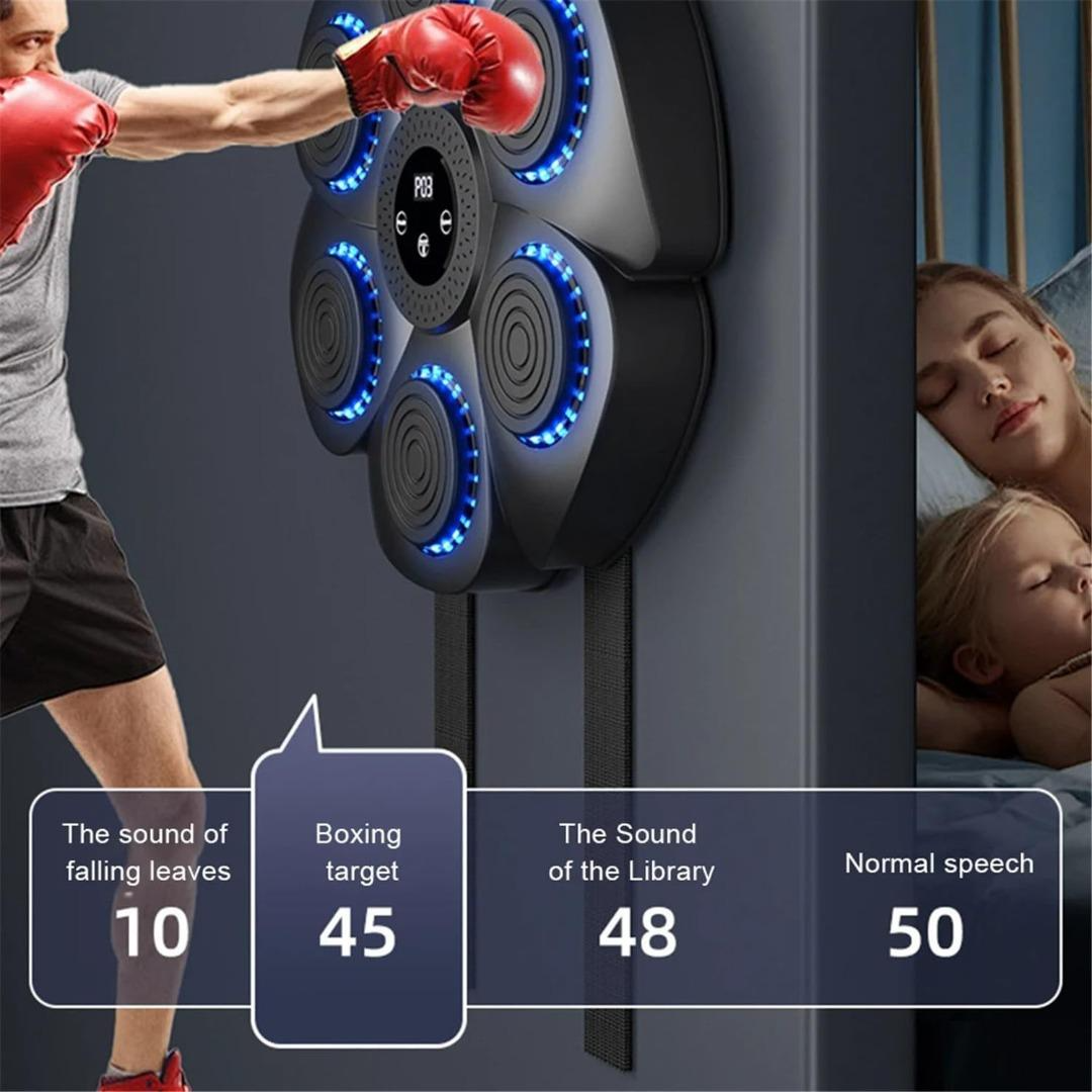 Unisex Smart Bluetooth Music Boxing Machine Wall Mount Punch Trainer With - Image 3