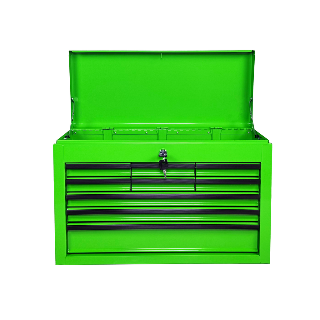 Heavy Duty Metal Tool Box 24 inch Portable Metal Tool Box with 9 Drawers - Image 2