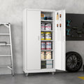 SUXXAN Wide & Deep 71inch X 34inch X 18inch Metal Garage Storage Cabinet