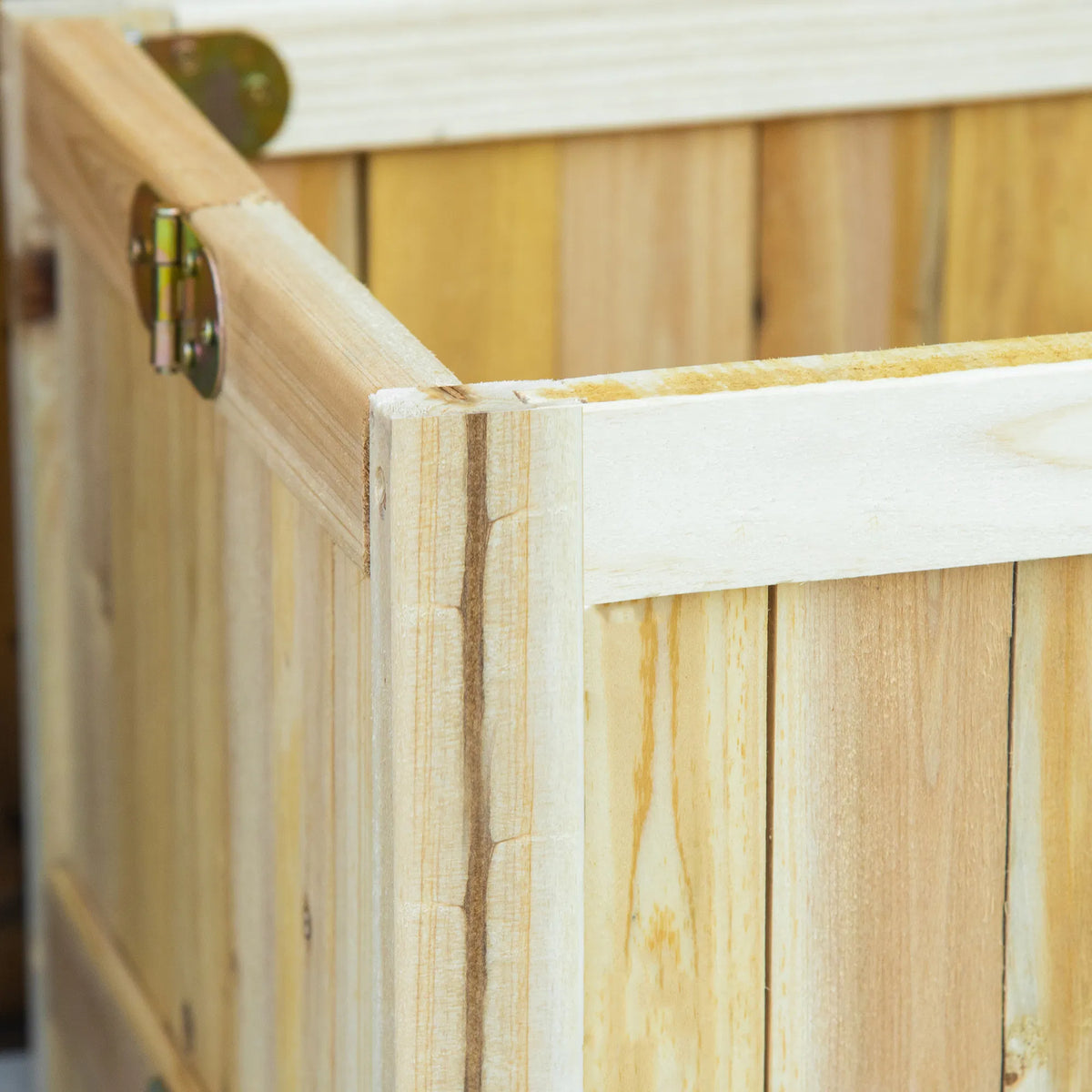 Foldable Elevated Planter Box Wooden Raised Garden Bed for Backyard Patio to - Image 5