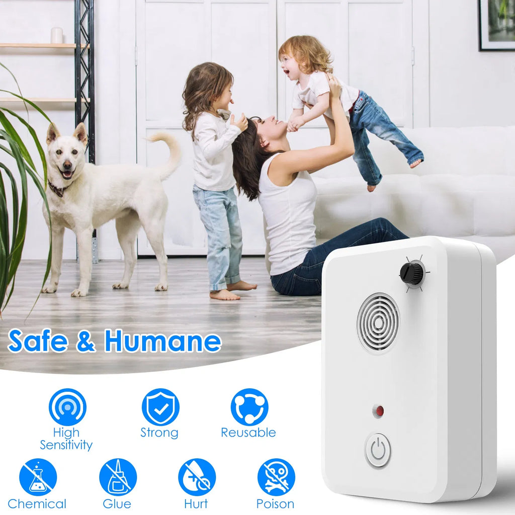 4 Packs Ultrasonic Pest Repeller 1 75KHz 6 Adjustable Levels for Bats Birds - Image 5