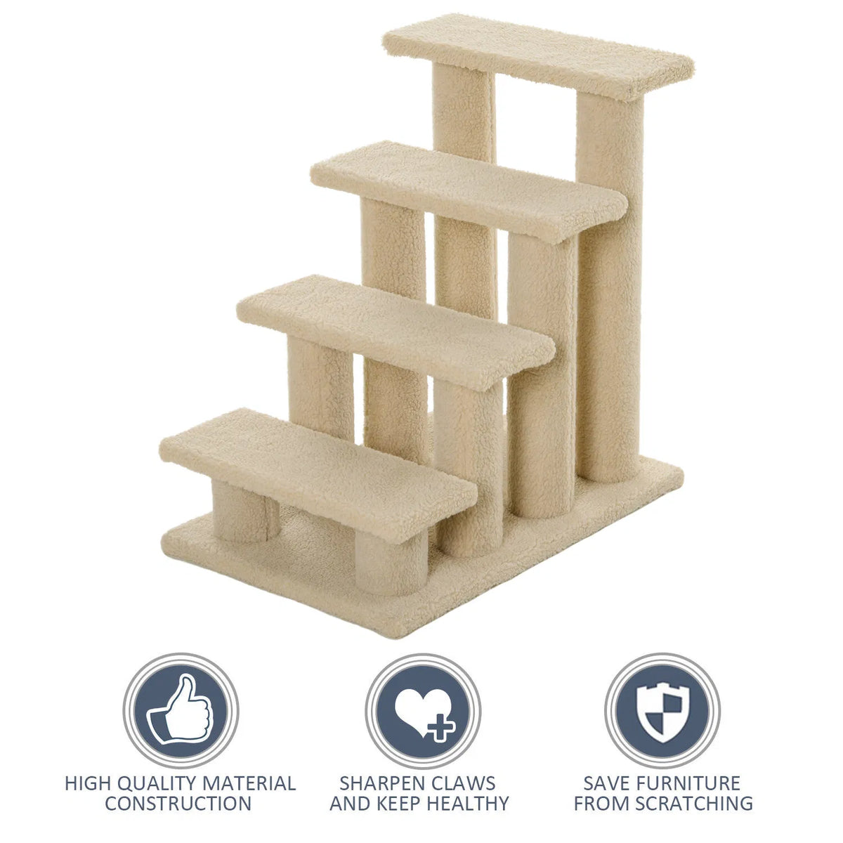 Pet Stairs Dog Cat Step Scratch Post - Image 2
