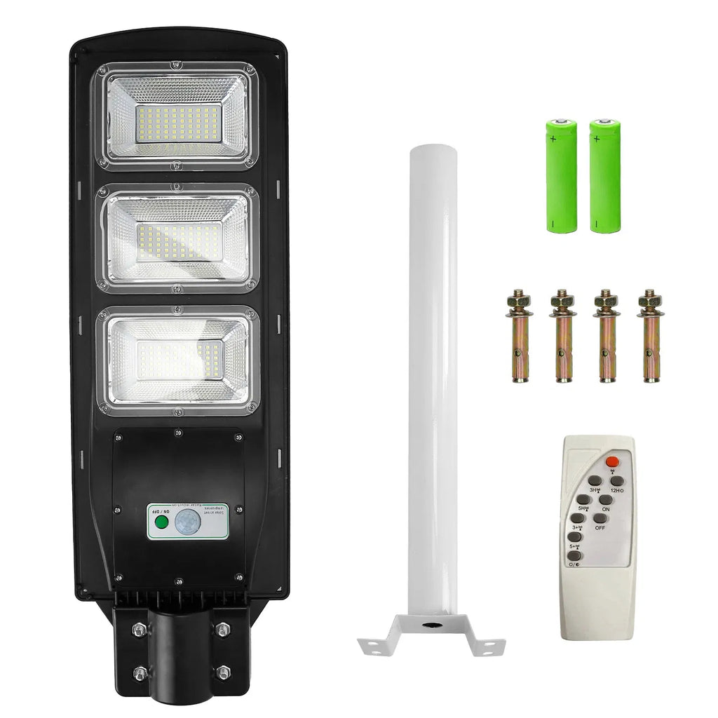 Solar Street Path Light Outdoor 180LEDs Radar Sensor Remote Control Wireless - Image 4