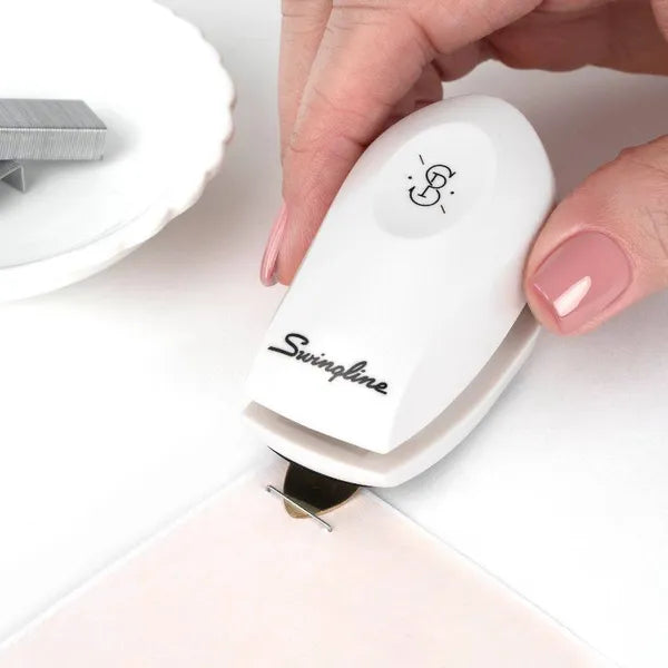 Compact White Stapler For Home Office