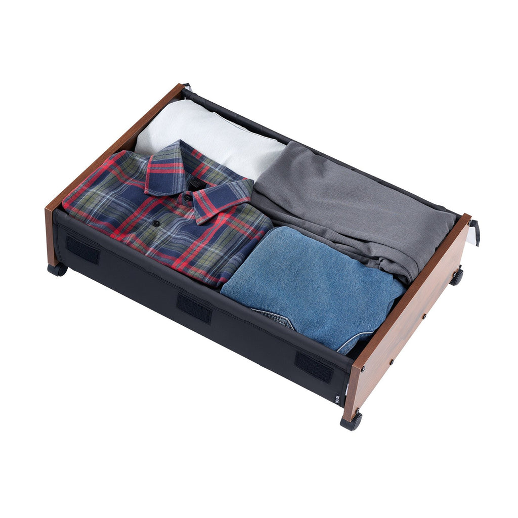 under bed storage with wheels main view