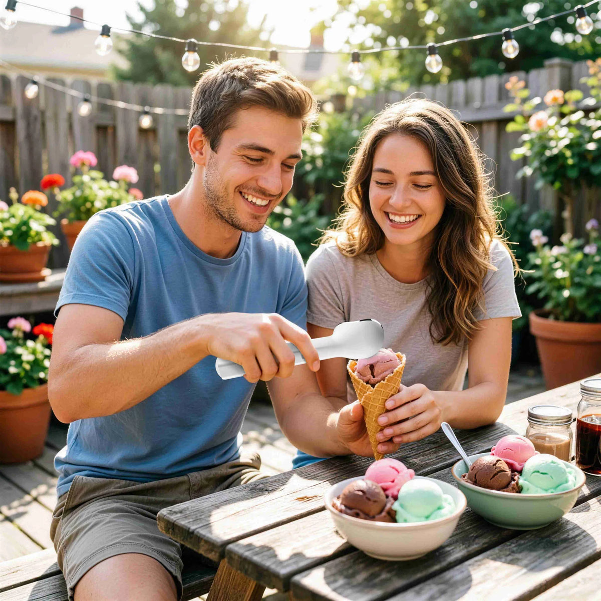 Heated Ice Cream Scoop Rechargeable Electric Ice Cream Scooper IP66 Waterproof - Image 5