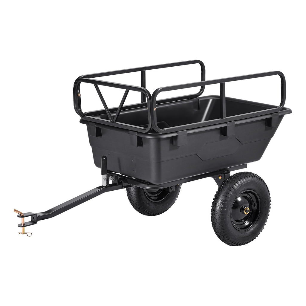500-lb poly dump trailer 10 cu ft product view 1