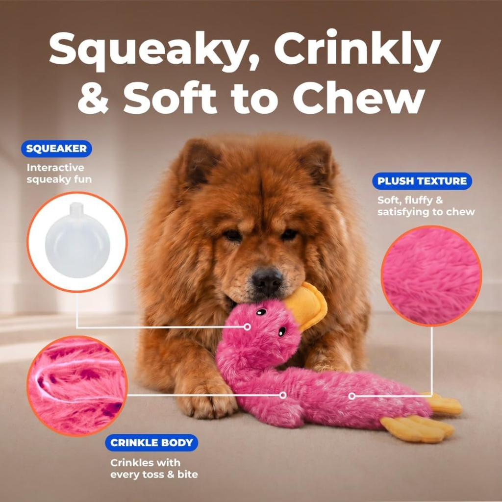 Best Pet Supplies Interactive Squeaky Dog Chew Toy Ideal Dog Toys For Chewers - Image 4
