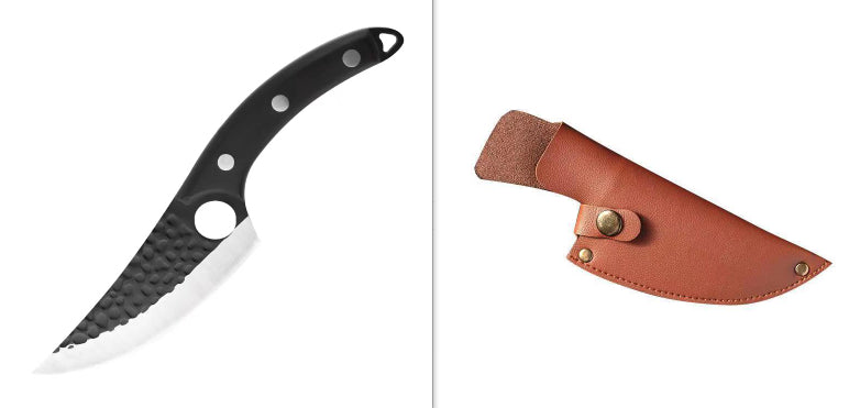 Stainless Steel Hand Hammered Tone Boning Knife Household Kitchen - Image 3