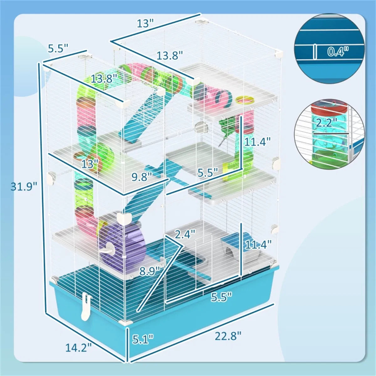 Hamster Cage pet Cage - Image 4