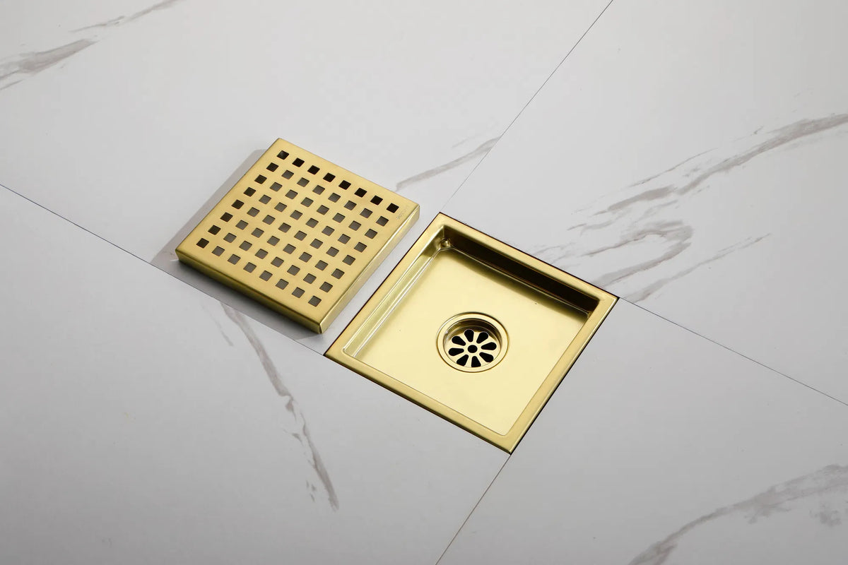 6 Inch Square Shower Floor Drain - Image 4