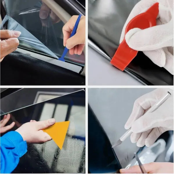 Pro Applicator Tool Kit Window Tint Film Car Wrapping Tools Includes Felt - Image 2