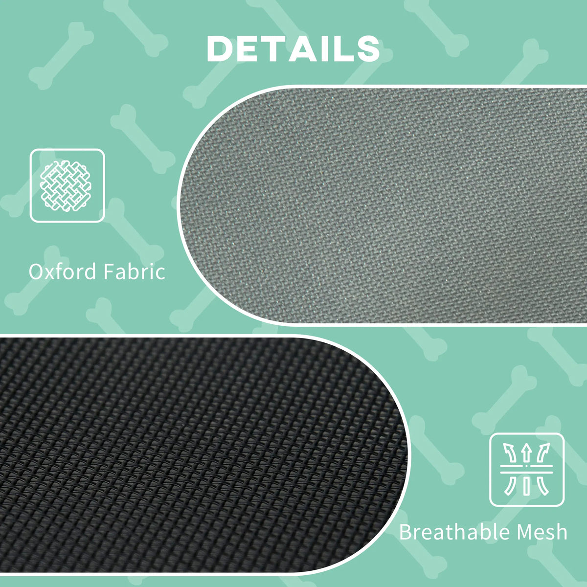 Large Elevated Dog Bed 6.2" L X 29.9" W 36.2" H Foldable Outdoor Cat Dog Canopy - Image 5