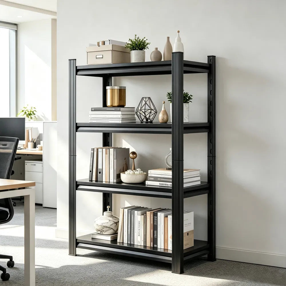 4-tier adjustable storage rack garage product angle 10