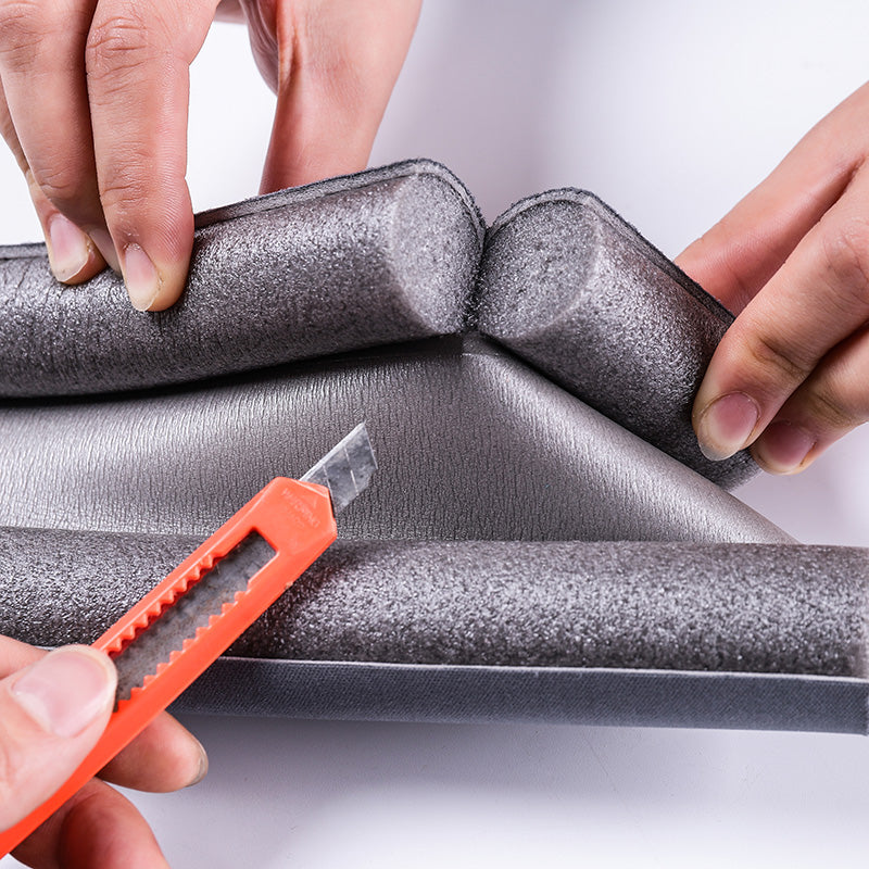 flexible door bottom sealing strip in use lifestyle