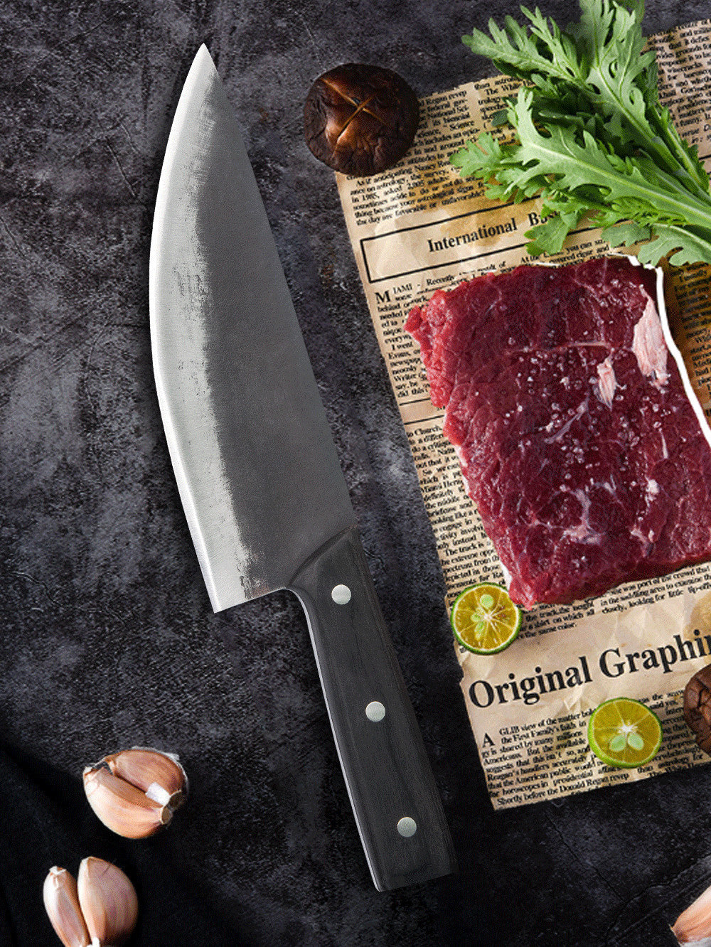 High Carbon Steel Household Fish Killing And Bone Removing Knife - Image 2