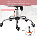 Office Chair Computer Desk Chair with Adjustable Height and Tufted Back Pink