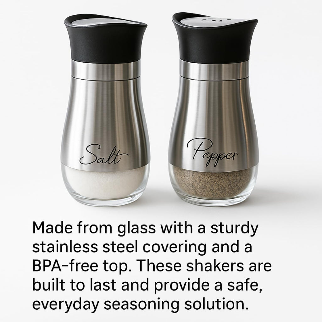 Salt And Pepper Shakers Set Salt Containers For Gifts Kitchen Decor Home - Image 4