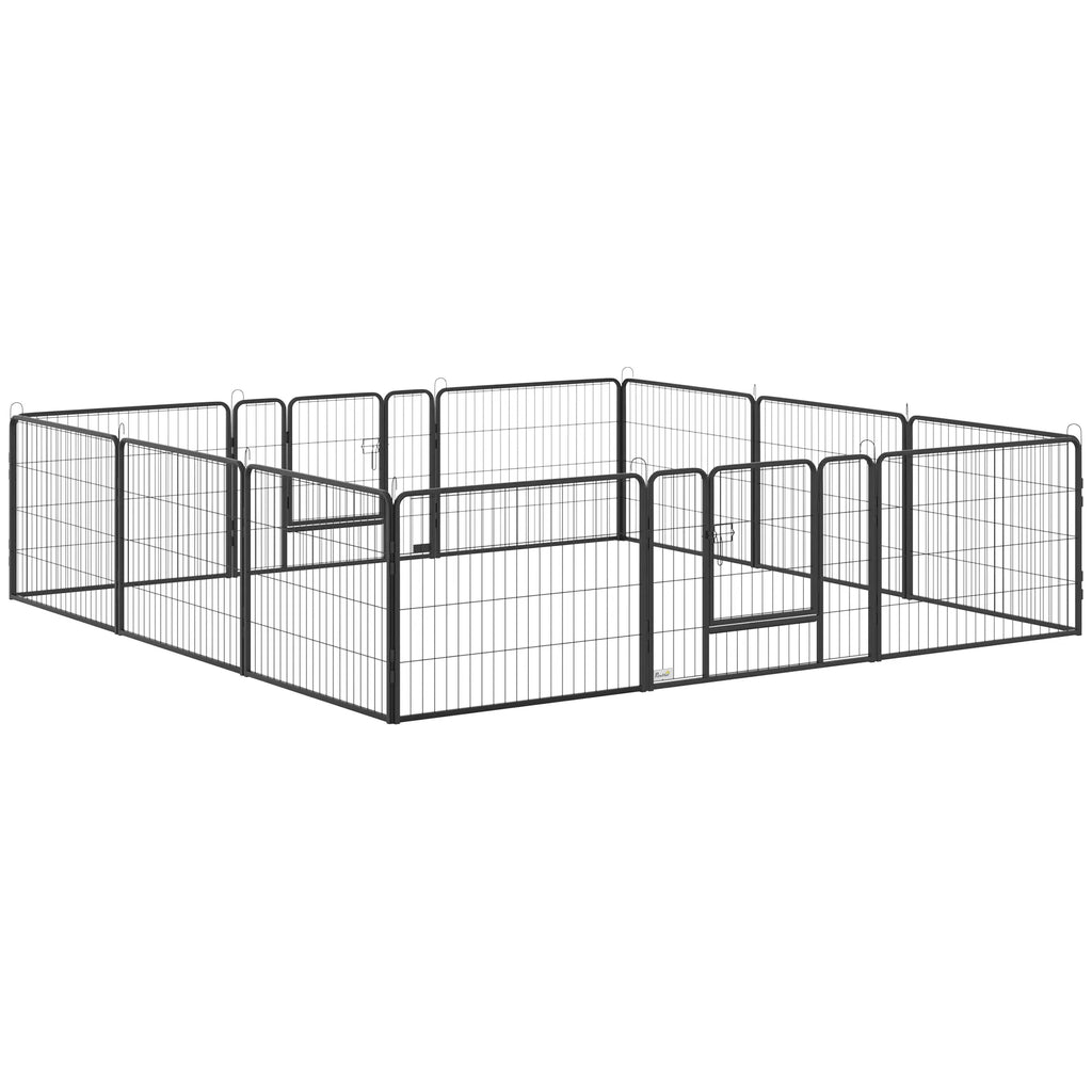 Dog Playpen 31.5"W Heavy Duty Metal Puppy Play Pen Pet Exercise Fences for - Image 2