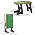 38" Mini Pool Table Set Tabletop Billiards Game with Easy Folding for Storage