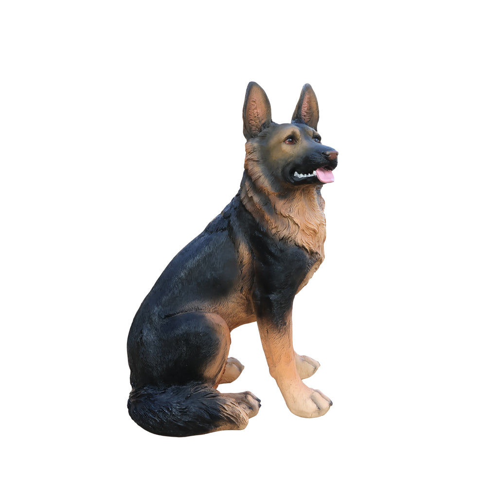 Outdoor Dog Statues German Shepherd Dog Statue for Garden - Image 3