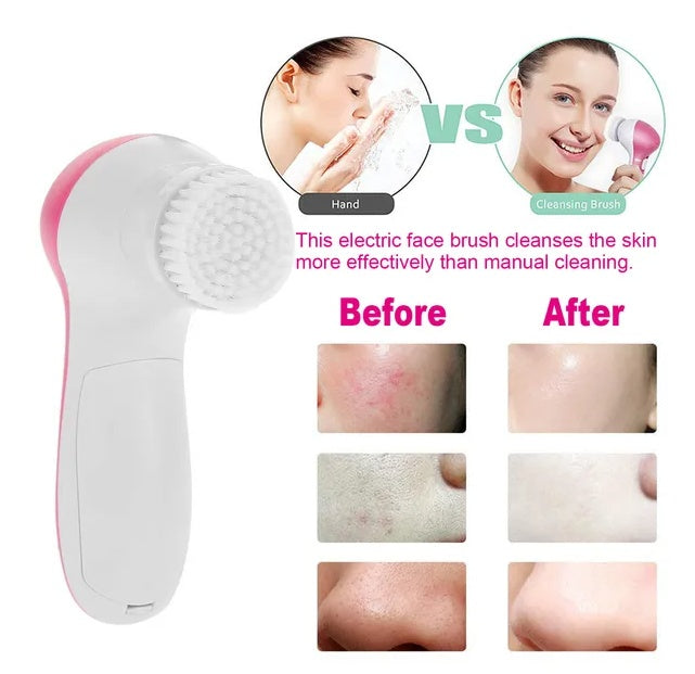 facial cleansing brush face spin main view