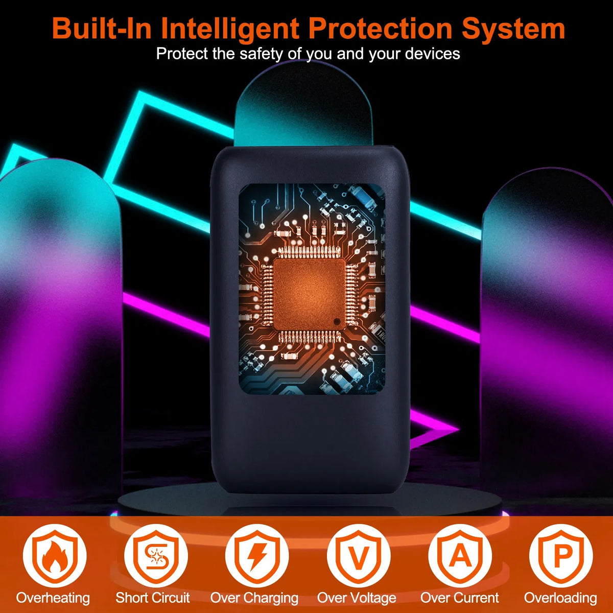 Electric Double Sided Hand Warmer 10000mAh Battery Backup Power Bank
